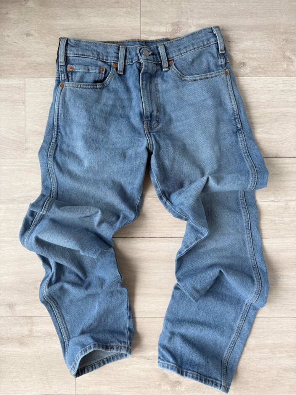 Levi's Jeans Medium Wash Blue Stretch Performance Denim 150th Anniversary W30